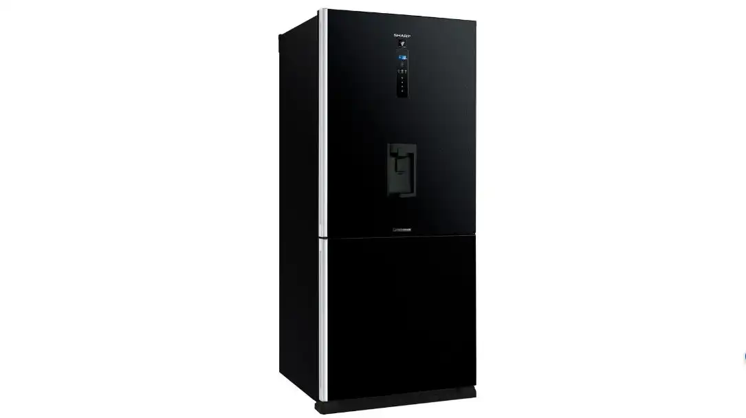 SHARP Fridge Inverter Digital Bottom Freezer, 558 Liter, SJ-PV73KW-BK - Black