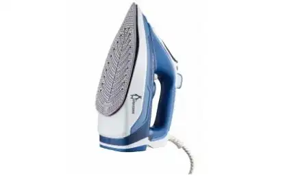 PENGUIN Steam Iron, 2200 Watt, 350 ml, with Ceramic Soleplate, Blue White - PI-2200W