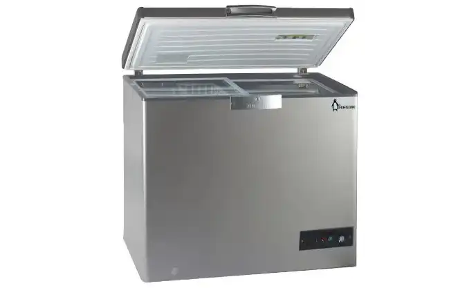 ديب فريزر افقى بنجوين، 205 لتر، استانلس داخلى بماتور LG، أسود - ES250-BK