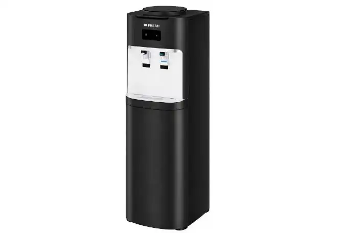 Fresh Water Dispenser, 2 Taps, Black / White - FW-17VFBW2