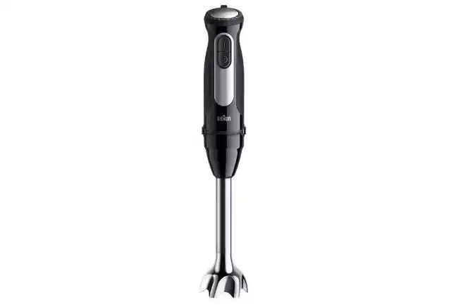 Braun Hand Blender, 1000 Watts, Stainless Steel Mixer + Chopper, Black – MQ55254MBK