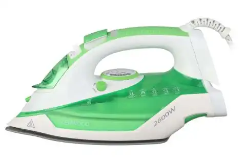 Kenwood Steam Iron, 2600 Watt, 350 ml, White Green - STP76.000WG ( Raya Warranty )
