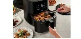 Kenwood Digital Air Fryer, 9 Liter, 1500 Watt, Black - HFP92.000BK ( Raya Warranty )