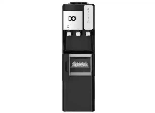IDO 3-Tap Water Dispenser (Cold - Hot - Normal ) Top Load Digital Ice Maker, Black - WDIM500-BK