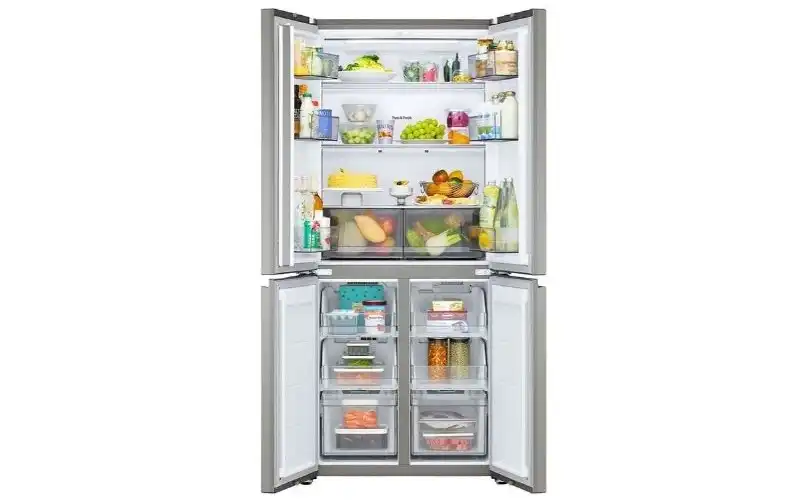 LG Refrigerator, 4 Doors, 512 Liters, Inverter, Platinum Silver – GXJB18JBLRC