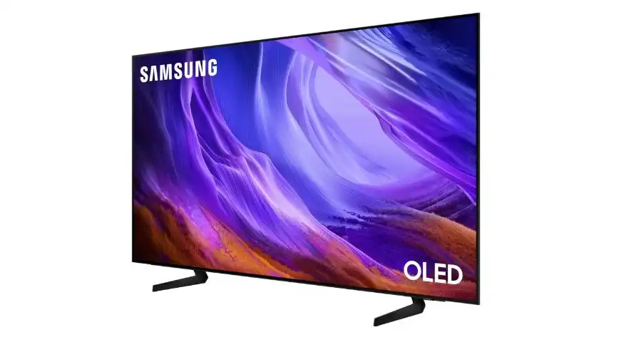 تلفزيون سمارت سامسونج S85H مقاس 77 بوصه OLED، بدقة 4K UHD، بريسيفر داخلي - QA77S85H