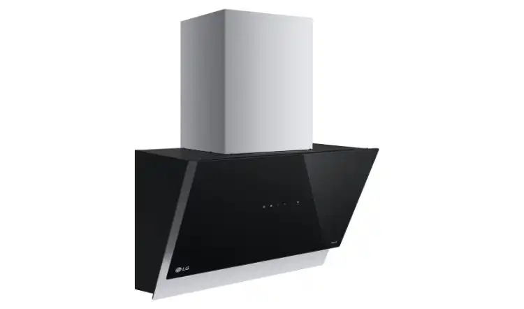 LG Built-in Cooker Hood, 630 m³/h, Touch Control, 60 cm, Stainless Steel / Black Glass - HCEZ2428B