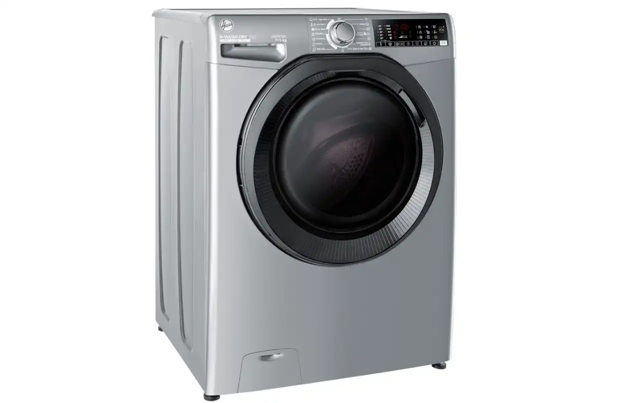 HOOVER Washing Machine Fully Automatic 7 Kg, 5 Kg Dryer, Inverter, Silver - H3DPS4756TMBRELA