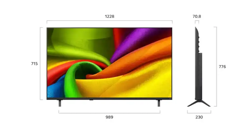 LG TV Smart 55-Inch NanoCell, 4K UHD, Magic Remote, Built-in Receiver - 55NU85CB6LA