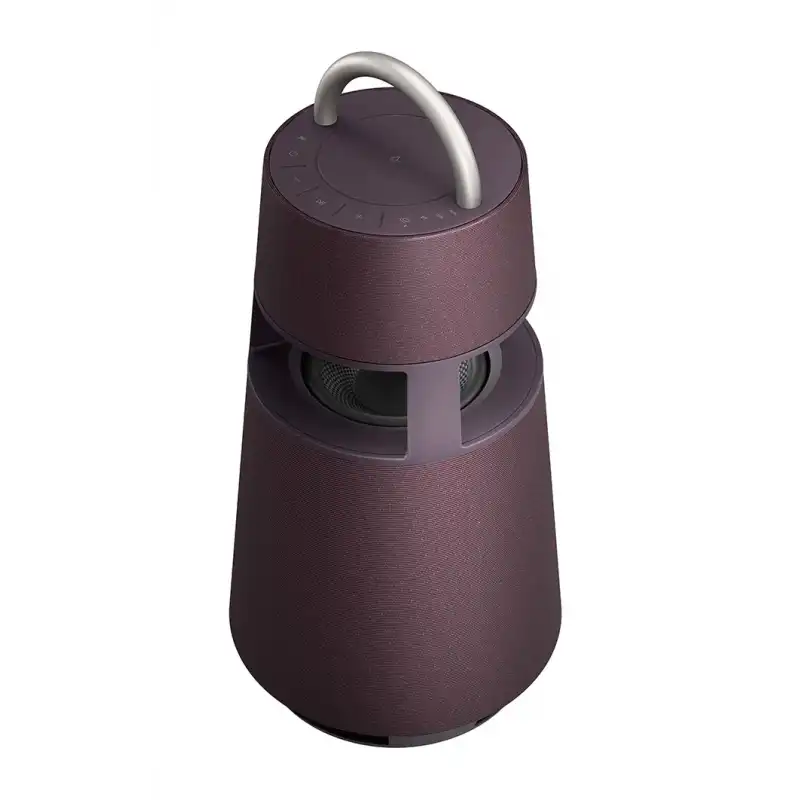 LG XBOOM 360 Portable Wireless Bluetooth Speaker with Mood Light - Burgundy RP4