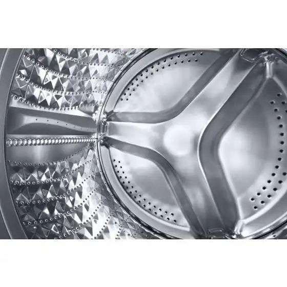Samsung Front Load Automatic Washing Machine, 8 KG, Inverter Motor, Inox- WW80TA046AX1AS