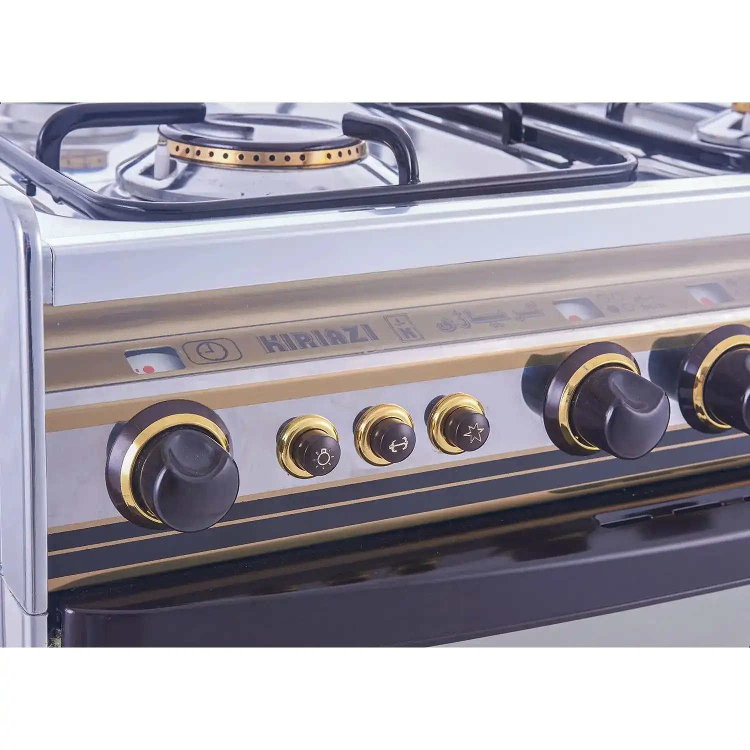 بوتجاز غاز كريازي، 4 شعلة، فضي - 6400 S
