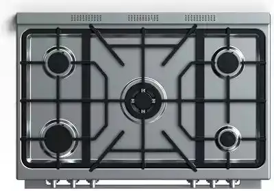 Fresh Modena Cooker,, 5 Burners, Full Safety ,2 Fans, 90 cm, Stainless - 11745