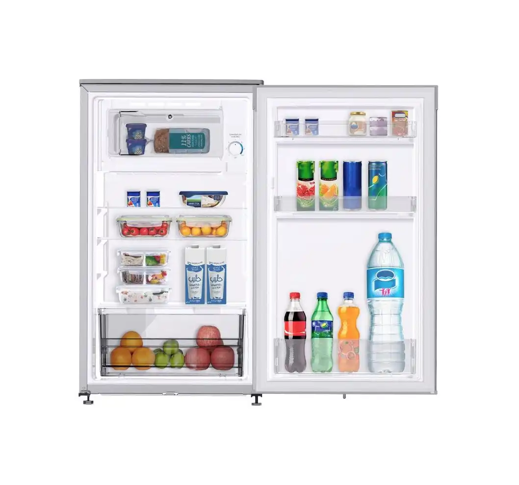 TORNADO Mini Bar Refrigerator Defrost 100 Liter, Silver - MBR-AR100-S