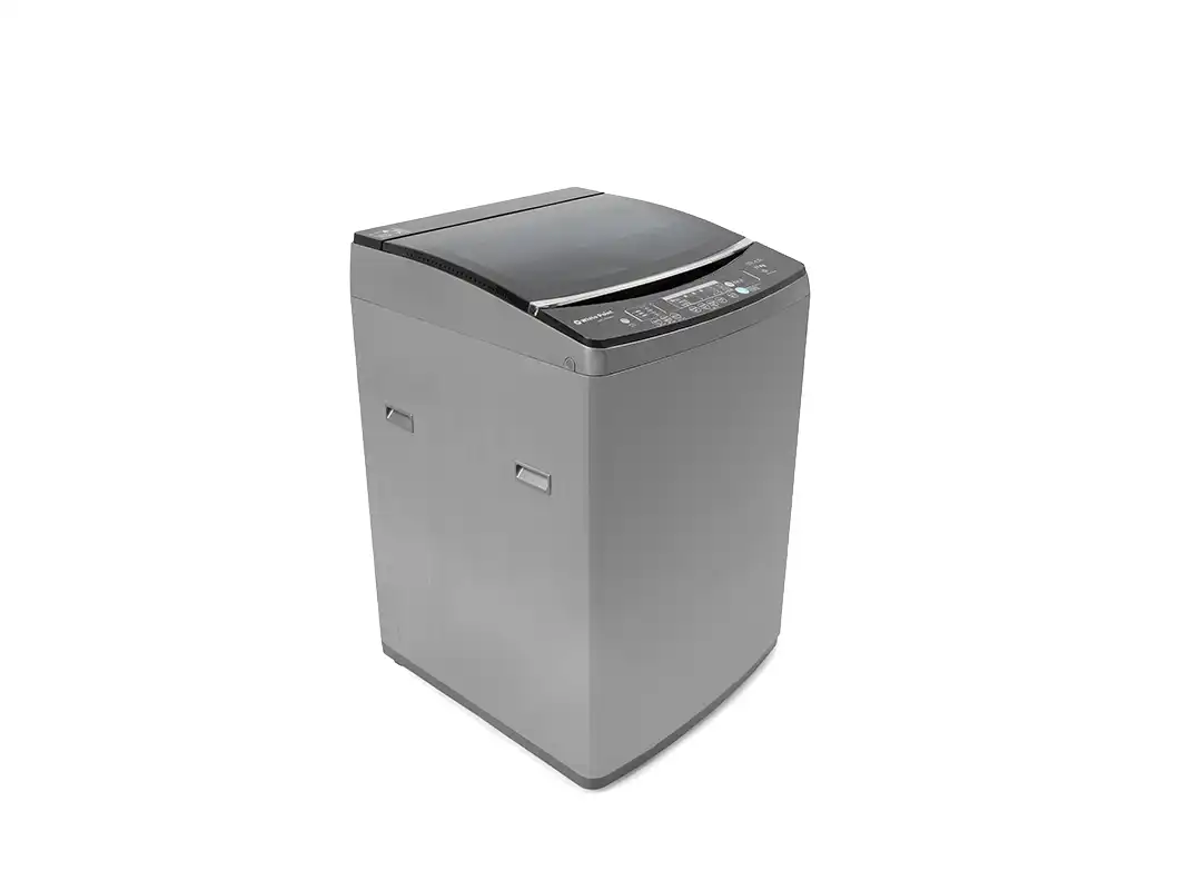 White Point Automatic Washing Machine, Top Loading, 15 kg, Hydraulic Door, Digital, Gray - WPTL150DGSMA