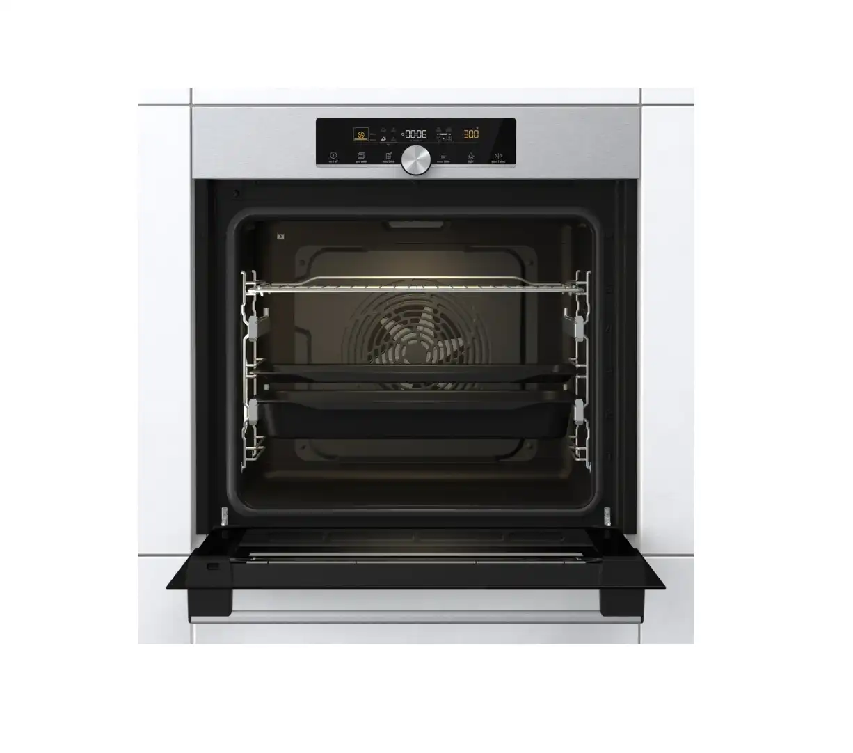 Gorenje Built-In Electric Oven With Grill, 60 cm, Stainless Steel - BOS6747A01X