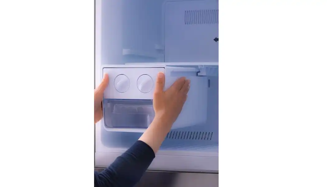 Fresh Harmony Refrigerator, No-Frost, 369 Liters, 2 Doors, Digital, Bluetooth, Stainless Steel - FNT-M400YQT