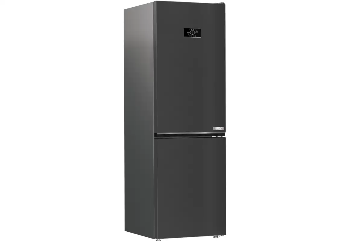 Beko Freestanding Combi Refrigerator, No Frost, 2 Doors, 316 Litres, Dark Inox - RCNE367E30XBRI