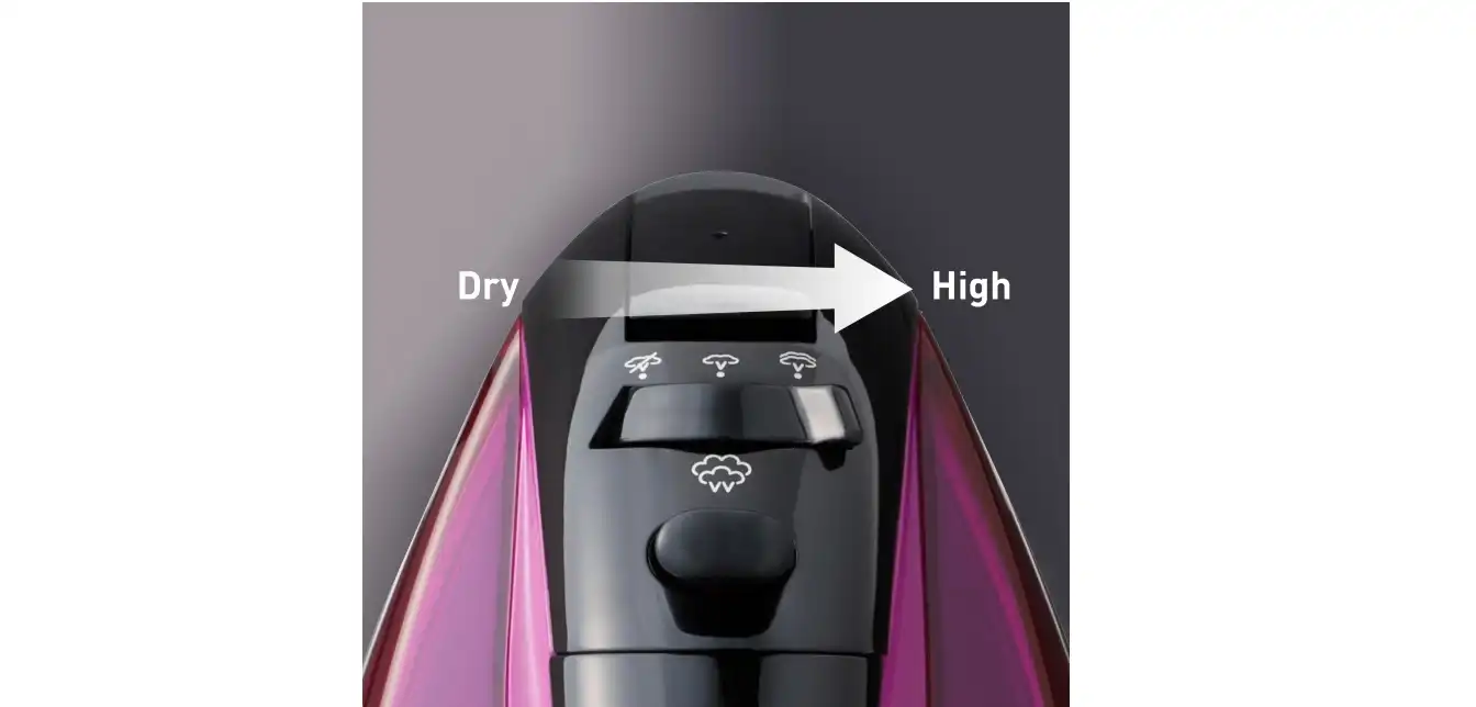 Panasonic Cordless Steam Iron, 1550 Watt, Purple-Black - NI-WL41