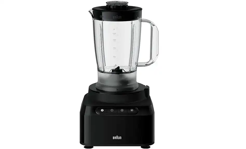 Braun Electric Food Processor, 800 Watt, 2 Liters, Multipurpose, Black - FP3132