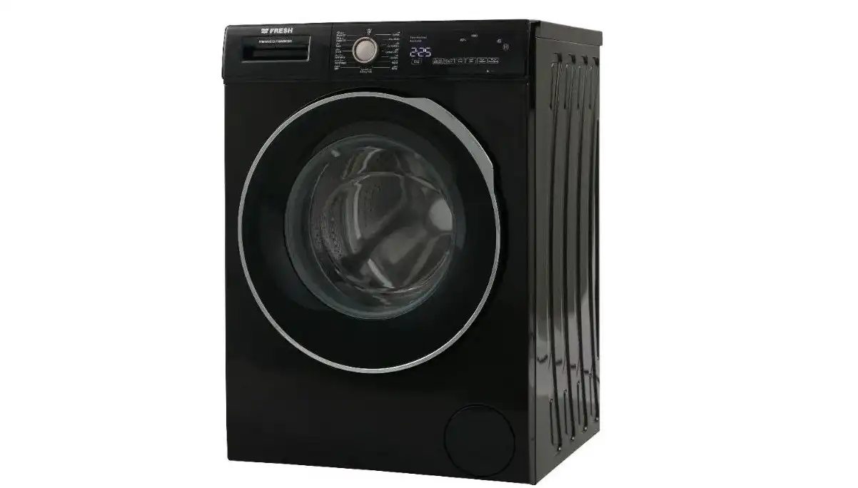 غسالة فول اوتوماتيك تحميل أمامي فريش 10 كيلو، 1400 لفة، إنفرتر، اسود - FFFFM10VST3-T1400BCGD