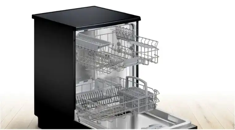 Bosch Series 2 Free-standing Dishwasher, 12 Persons, 60 cm, Black - SMS25AB00V