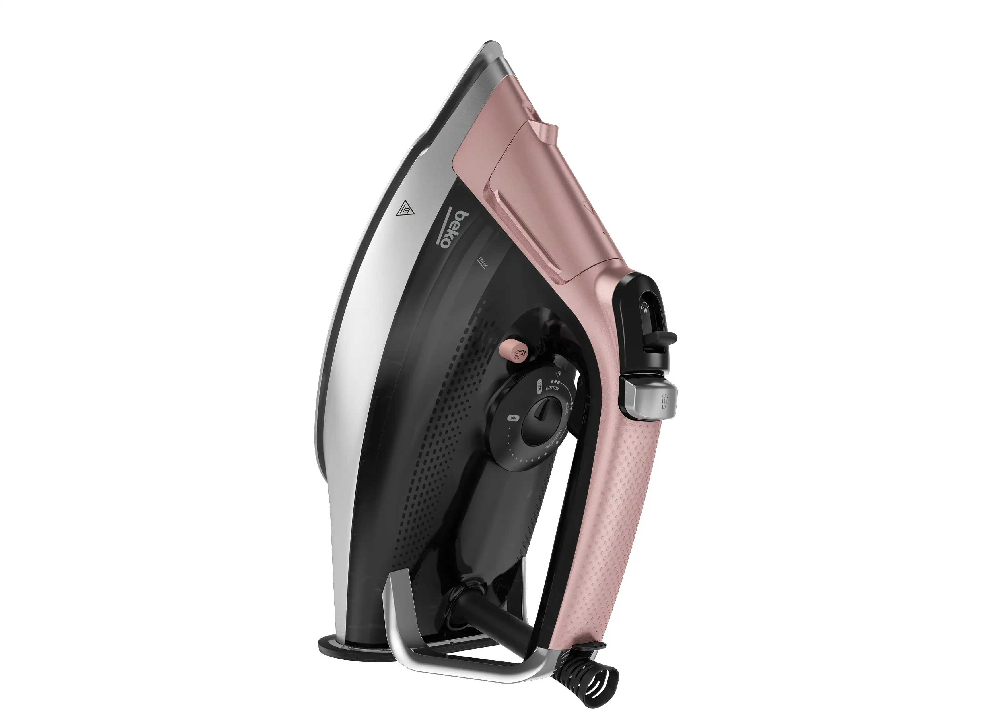 Beko Dragon Good Steam Iron, 3000 W, 350 ml, Black / Pink - SIM 8130 P