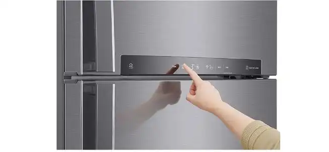 LG No Frost Refrigerator, 475 Litre, with Inverter Motor , Silver - GN-H622HLHL