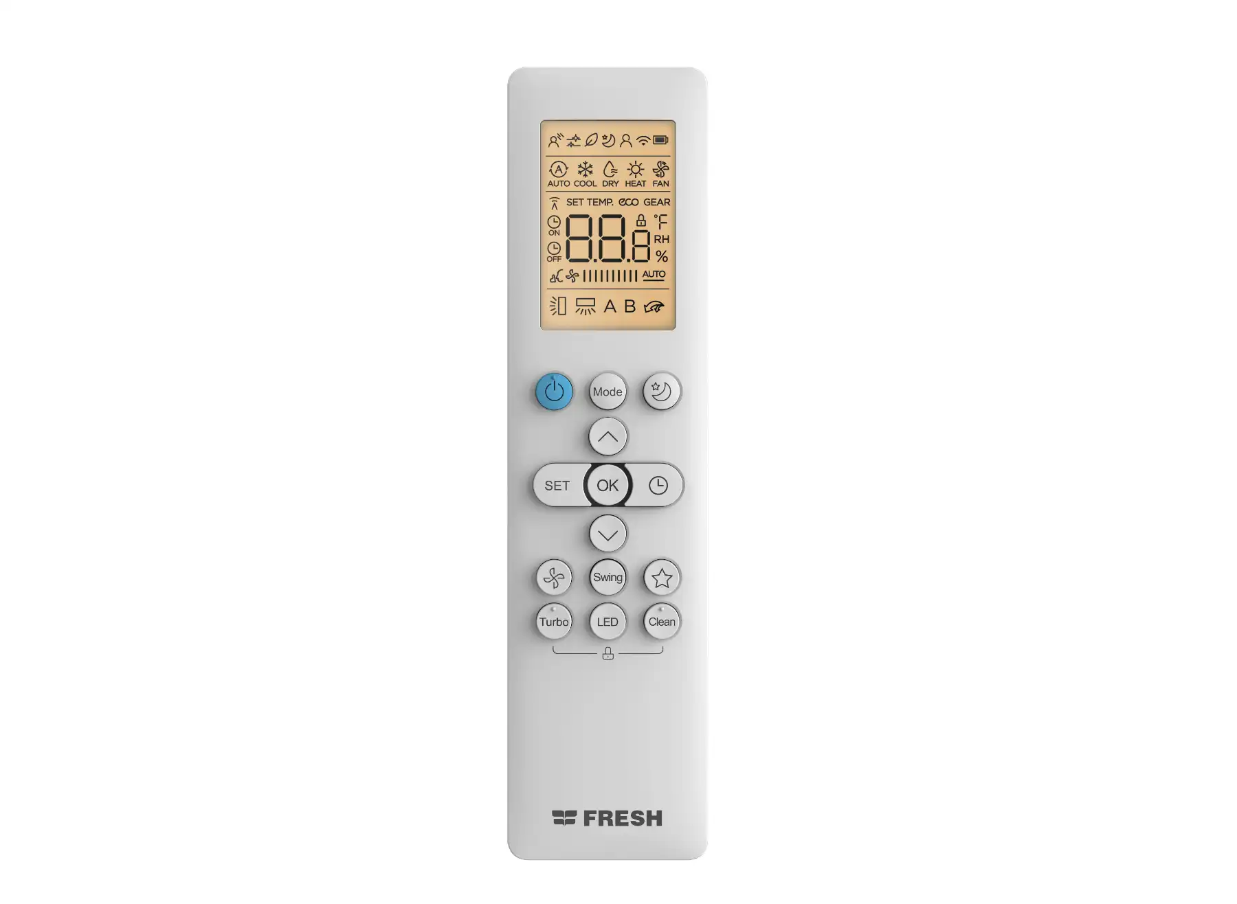 Fresh Split Air Conditioner, 1.5 HP, Turbo Cooling, With Plasma, White - EFW12C/O- X2