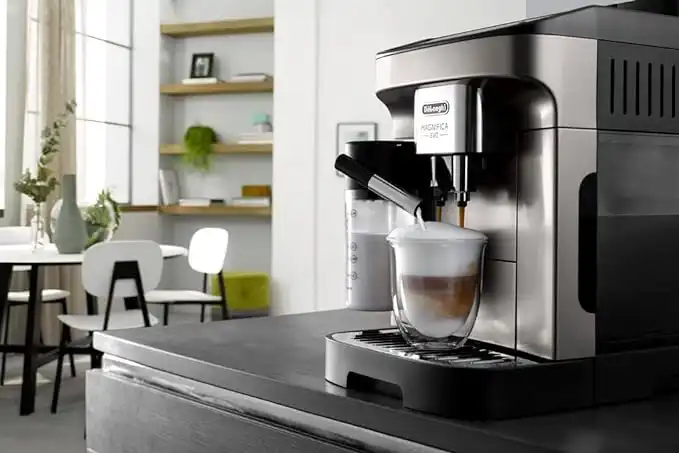 Delonghi Magnifica Evo Fully Automatic Espresso Coffee Machine, 1450 W, Titanium / Black - ECAM290.81.TB