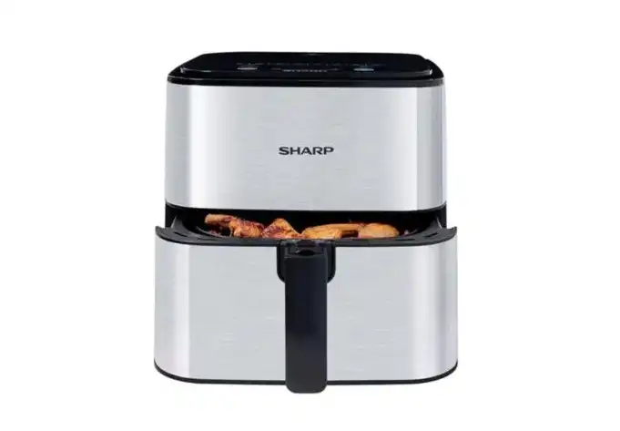 Sharp Air Fryer XL Family Size, 7 L, 1650W, Silver - KF-AF70RT-S3