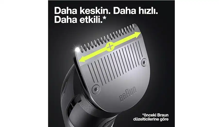 Braun 10-in-1 Trimmer, with Gillette ProGlide Razor. Black - MGK7320