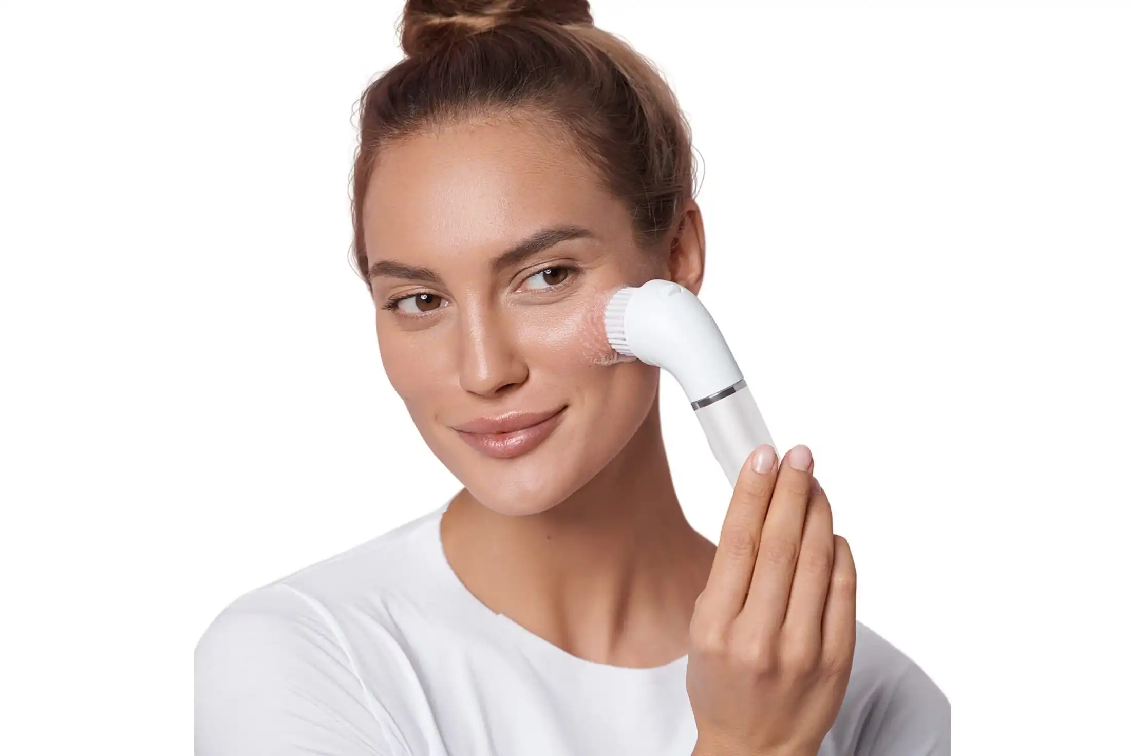 Braun Facial Epilator with Cleansing Brush, White - Face 831
