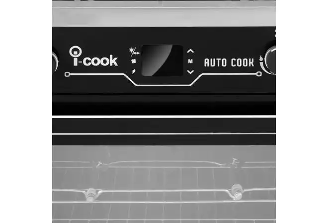 Unionaire iCook Auto Cook Gas Cooker, 5 Burners, Stainless Steel – C69SSGC511ICPS2FIS2WAL