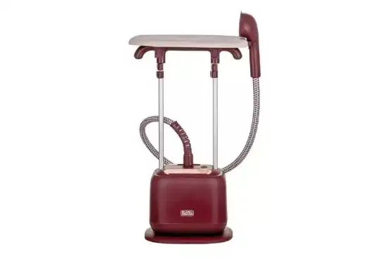 Black + Decker Garment Steamer, 2400 Watt, Red - GSTD2450