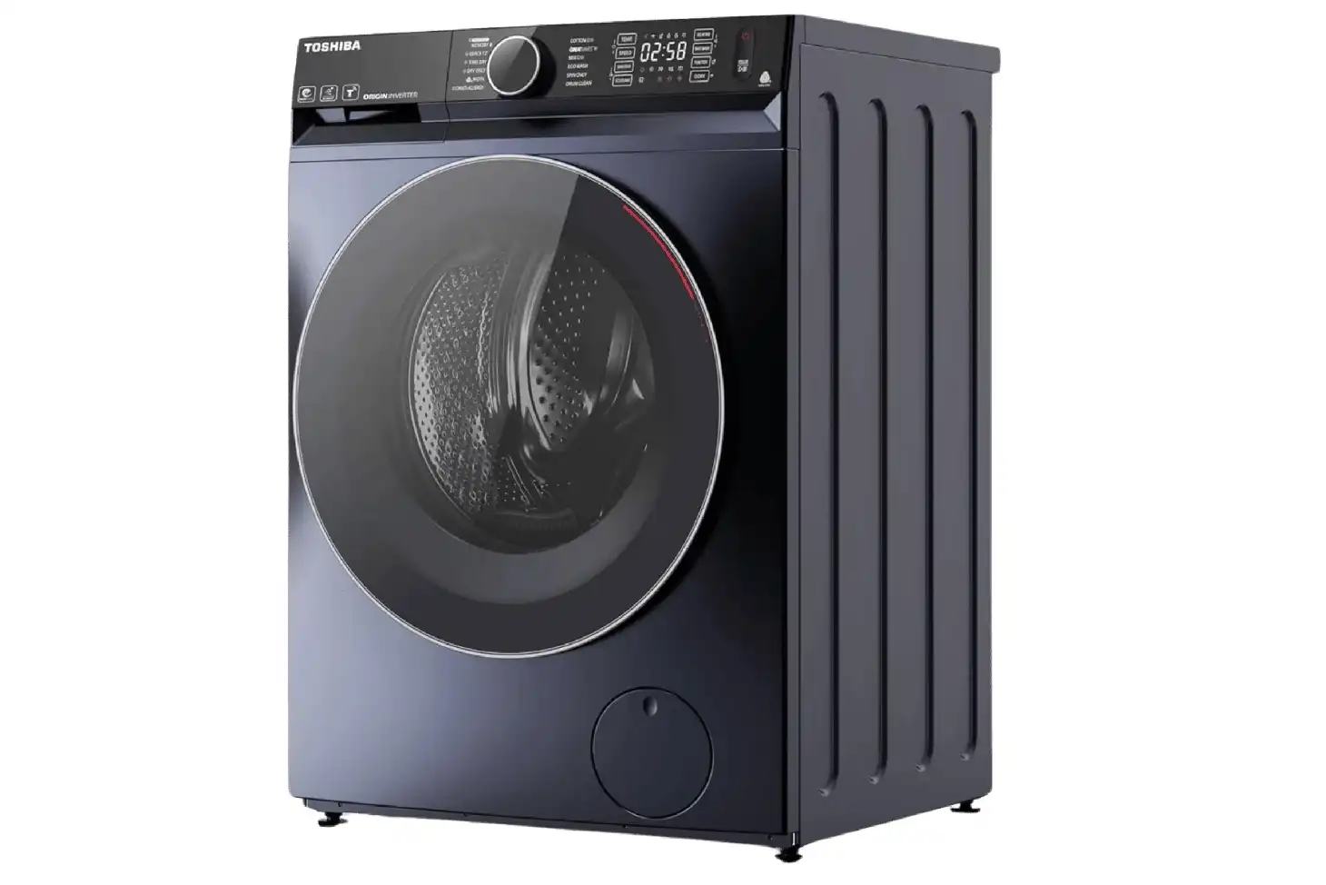 TOSHIBA Washing Machine 12 Kg + 8 Kg, Dryer 1400 RPM, Inverter, Morandi Grey / Midea - TWD-BM130GF4EG(MK)