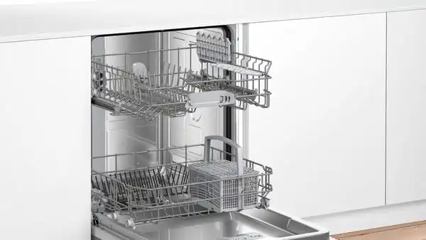 Bosch Built-in Dishwasher 12 Place Settings, 5 programs, VarioSpeed & Half load, Drying system, White - SMV25CX10Q