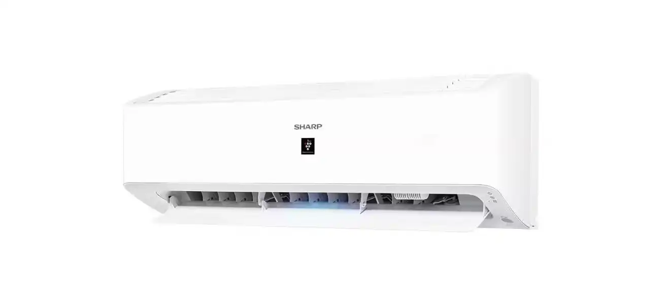 SHARP Split Air Conditioner, 3 HP, Cool Digital, Plasmacluster, White - AH-AP24ZHE