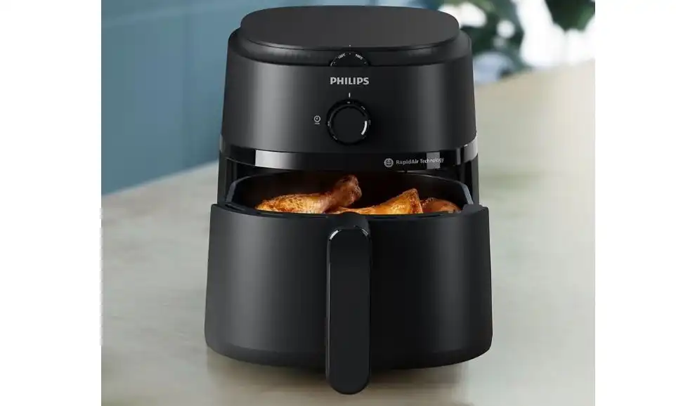 Philips 1000 Series Digital Air Fryer, 4.2 Liters, 1300 Watt, Black - NA120/00