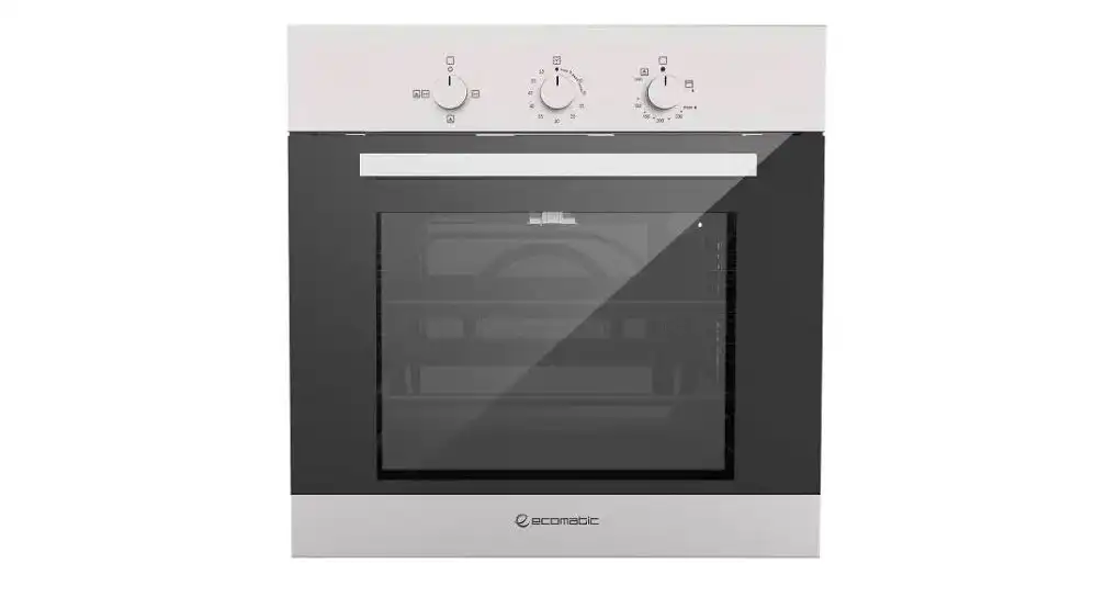 Ecomatic Bundel of Built In Hob, 4 Burner, 60 cm, Stainless Steel - NS603C + Gas Oven With Grill, 64 Liters, 60 cm, Stainless Steel / Black - G6404T