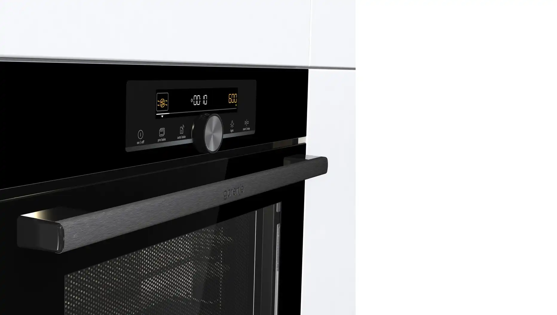 Gorenje Built In Compact Microwave Oven,  50 Liter, 60 cm, Black - BCM4547A10BG