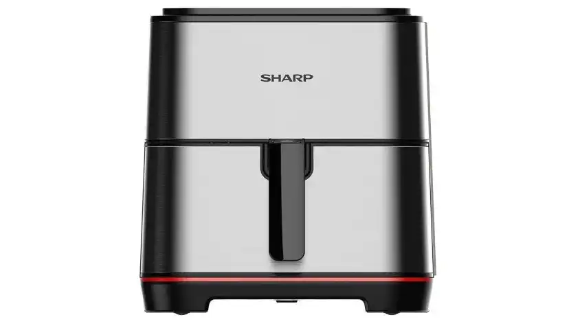 SHARP Air Fryer, 1650 Watt, 7 Liter, Electronic Touch Screen Glass Panel, Stainless - KF-AF70RT-ES2