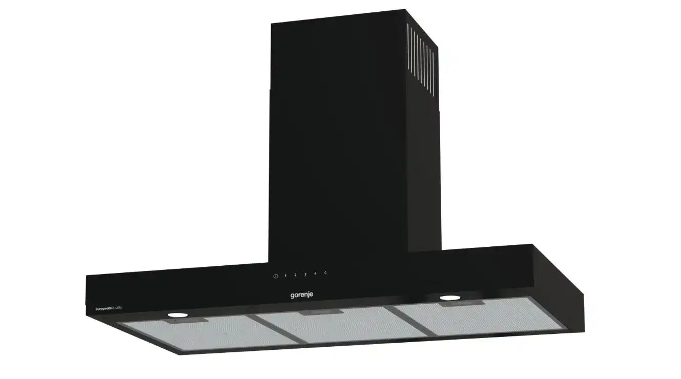 Gorenje T-Shaped Hood, 90 cm, Black - WHT944EGB