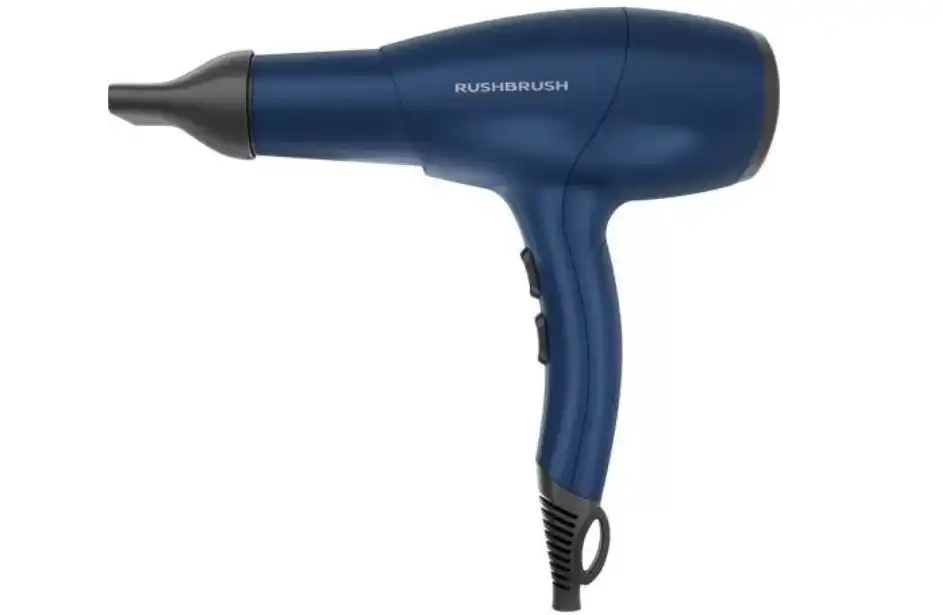 Rush Brush D3 Turbo blue Hair Dryer, 2600 Watt - Navy Blue