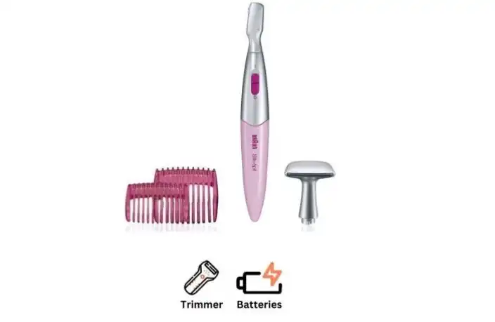Braun Silk-épil 3 in 1 Trimmer For Women, Pink - FG 1103