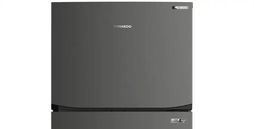 ثلاجة تورنيدو، انفرتر، نوفروست، 450 لتر، استانلس غامق - RF-580TV-DST