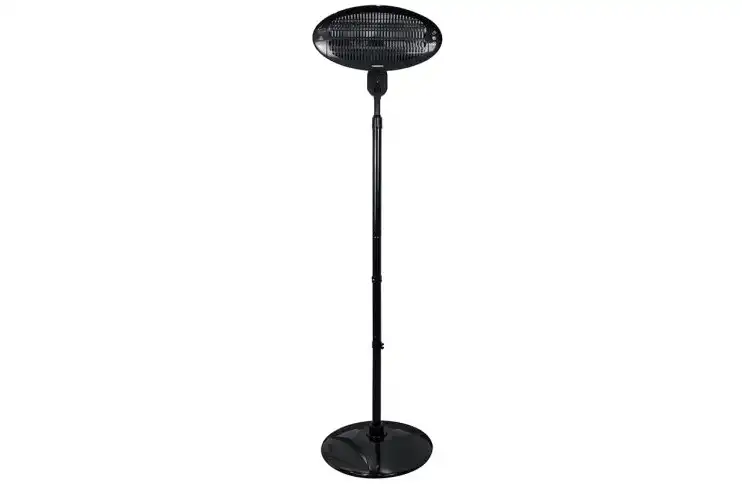 TORNADO Stand Halogen Heater, 2000 Watt, Black - THH-2000S