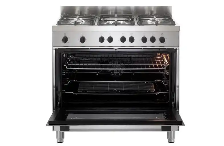 HOOVER Cooker 5 Gas Burners, 90 cm, Stainless - HGG95LPGEEGY2