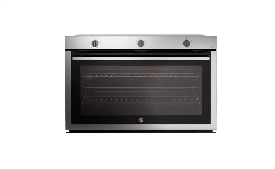 Bundle of Hoover Built-in, Hob 5 gas burners, 90 cm, silver - HVG9WL4K3X EGY + built-in gas oven, 121 liters, 90 cm, stainless steel / black - HHOU911G6-EGY