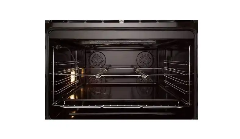 Kiriazi Smart Premier Cooker, 5 Burners, LED Screen, Safety System, Automatic Ignition, Natural Gas, 90 cm, Silver - 90FC9-1
